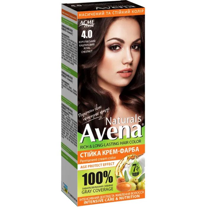 Краска для волос Acme Color Avena Naturals Стойкая 7.1 - Cold Blonde Brown (4823115503121)