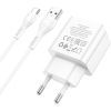 Зарядное устройство HOCO C98A Proton USB QC3.0 + cable USB to USB-C White (6931474766878) изображение 2