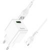 Зарядное устройство HOCO C98A Proton USB QC3.0 + cable USB to USB-C White (6931474766878) изображение 3