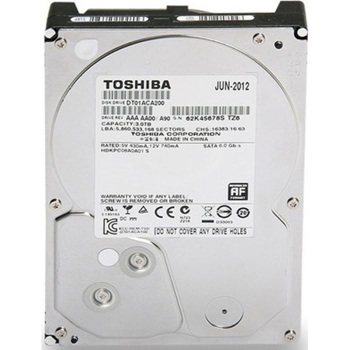 Жесткий диск 3.5" 2TB Toshiba (# DT01ACA200 #)