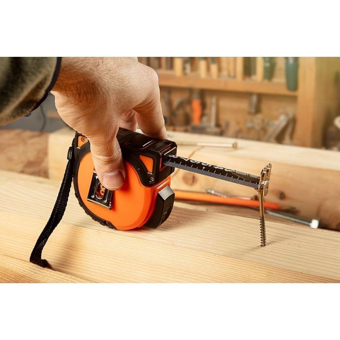 Рулетка Neo Tools Super Black, 5мx25мм, с фиксатором сматывания, магнит (67-243) изображение 9