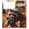Зошит Школярик The best friends 12 аркушів коса лінія (012-3434C) зображення 2