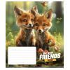 Зошит Школярик The best friends 12 аркушів коса лінія (012-3434C) зображення 5