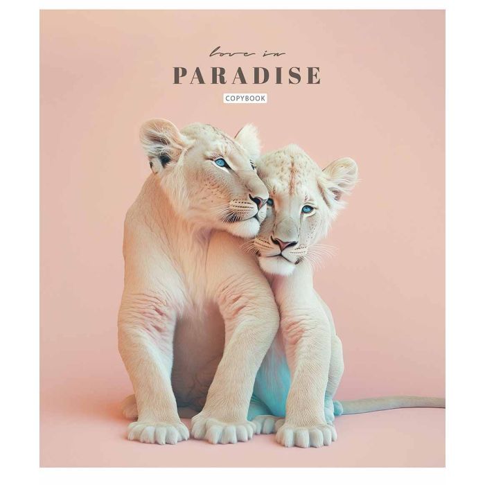 Зошит Школярик Love in paradise 48 аркушів клітинка (048-3256K)