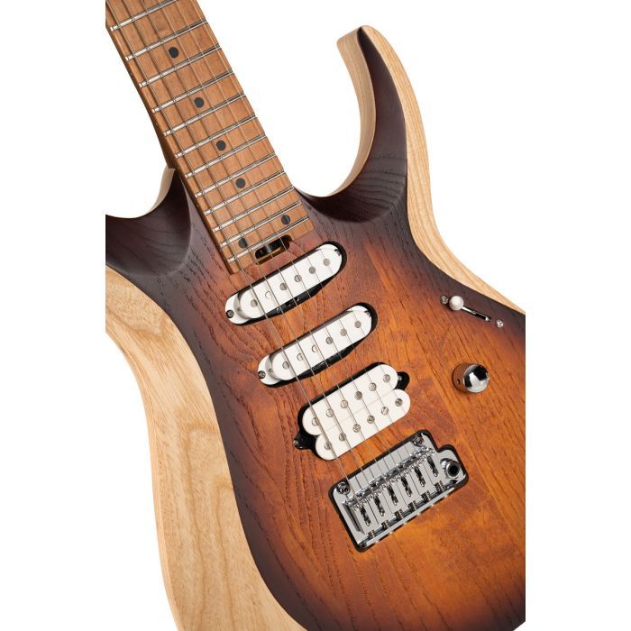 Электрогитара Cort X700 Triality (Open Pore Black Burst) изображение 4