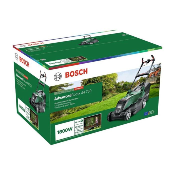 Газонокосилка Bosch AdvancedRotak 44-750, 1800Вт, 44 см, 50л, 25-80мм (0.600.8B9.J00) изображение 7