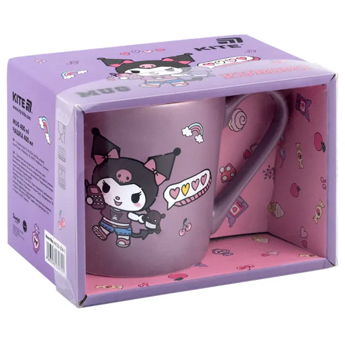 Чашка Kite Kuromi 400 мл, HK-2 (HK25-216-2) изображение 3