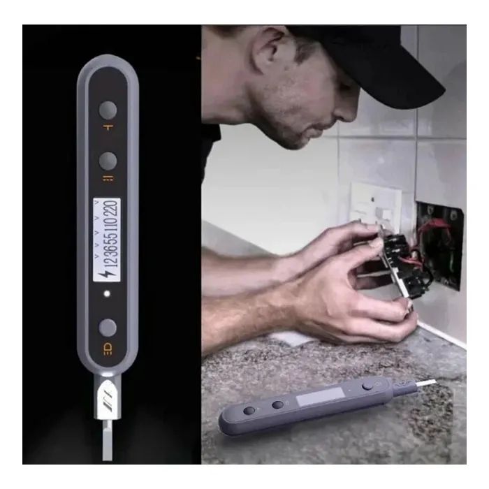 Викрутка Xiaomi JIMIHOME тестер напруги Digital Display Electric Test Pen Black (JM-G27004) зображення 4