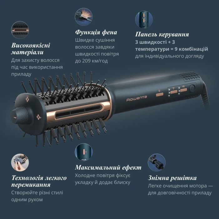 Фен-щетка Rowenta UB9720E0 изображение 5