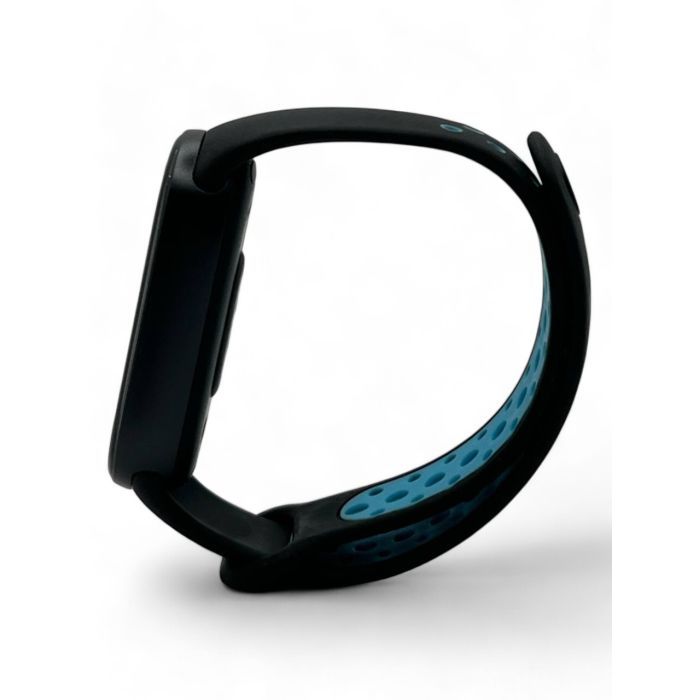 Ремінець до фітнес браслета BeCover Vents Style для Xiaomi Mi Smart Band 10 Black-Green (713629) зображення 3