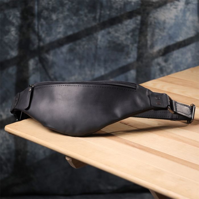 Сумка Shvigel З натуральної шкіри Чорна (23129) зображення 8