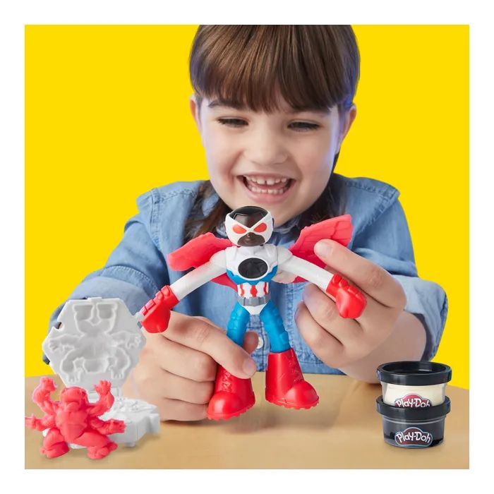 Набір для творчості Hasbro Play-Doh Marvel Капітан Америка з мотоциклом (G0555) зображення 6