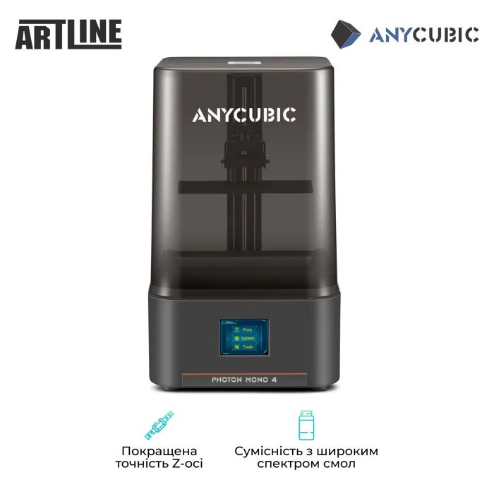 3D-принтер Anycubic Photon Mono 4 (PM40BK0A-O) зображення 2 3D-принтер Anycubic Photon Mono 4 (PM40BK0A-O) зображення 2