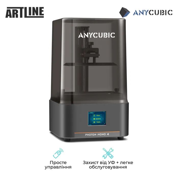 3D-принтер Anycubic Photon Mono 4 (PM40BK0A-O) зображення 3 3D-принтер Anycubic Photon Mono 4 (PM40BK0A-O) зображення 3