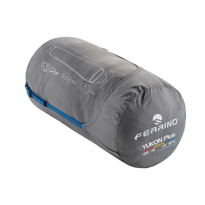 Спальный мешок Ferrino Yukon Plus +4°C Blue Right (86357NBBD) (931765) изображение 2