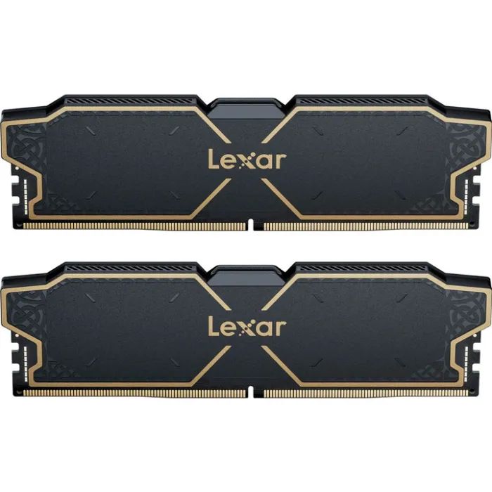 Модуль памяти для компьютера DDR5 16GB (2x8GB) 6000 MHz THOR OC Black Lexar (LD5U08G60C38LG-RGD)