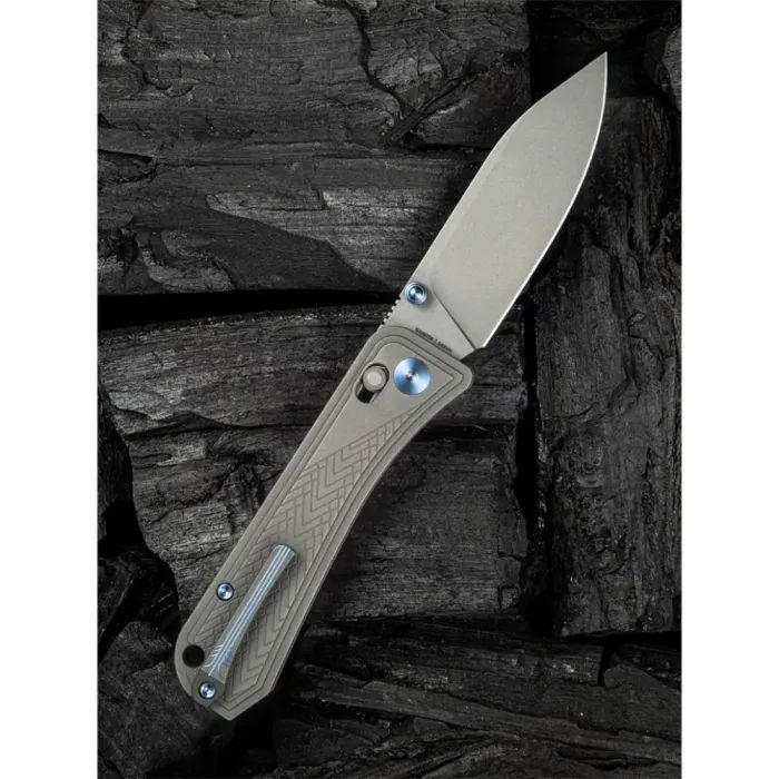 Нож Weknife Bougie Banter, Stonewash, титан (WE24009-2) изображение 11