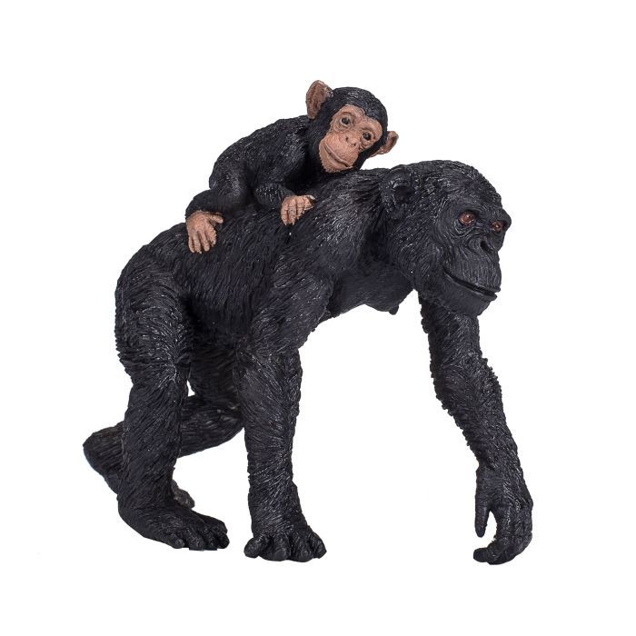 Фигурка Mojo Шимпанзе с малышом (387264)