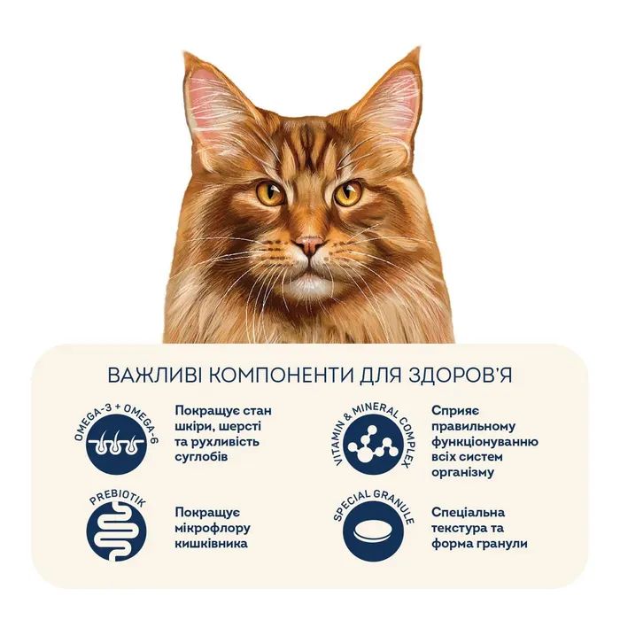 Сухий корм для кішок Home Food For large breeds з телятиною, лососем та в’яленими томатами 1.6 кг (4820235021184) зображення 5