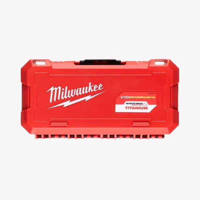 Набір свердл Milwaukee по металу PACKOUT RedHEX HSS-G TiN, 19шт (4932493866) зображення 3