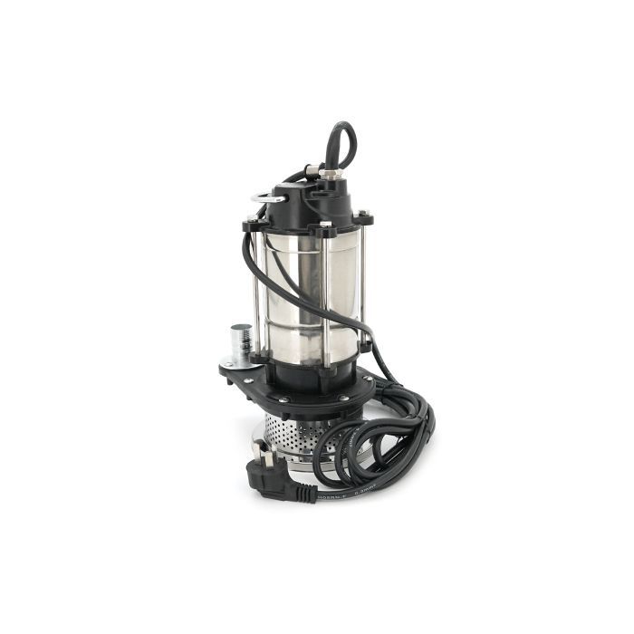 Заглибний насос Voltronic 550W, 220V, до 3 м³/год, підйом до 20 м, 25 мм, INOX, 355х205х185мм, 3,770 кг + перехідник (YT-P-550-20)