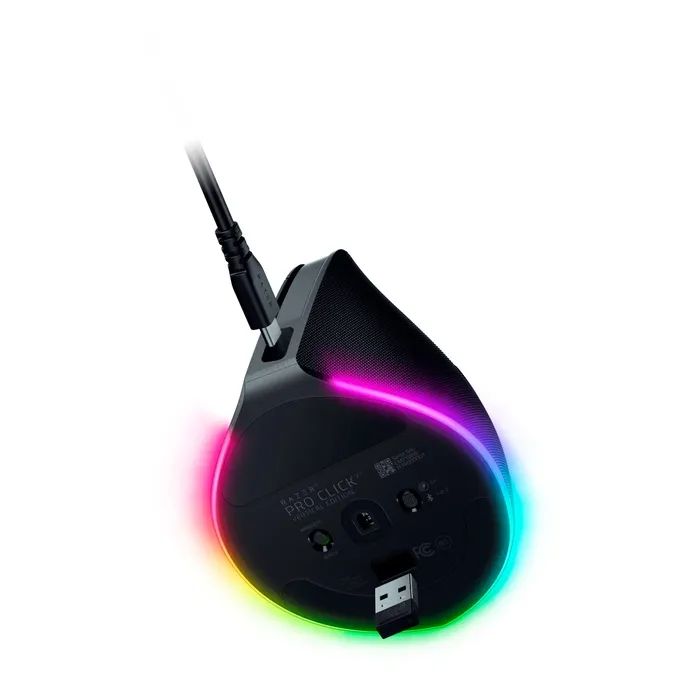 Мышка Razer Pro Click V2 Wireless/Bluetooth/USB Black (RZ01-05250100-R3G1) изображение 6