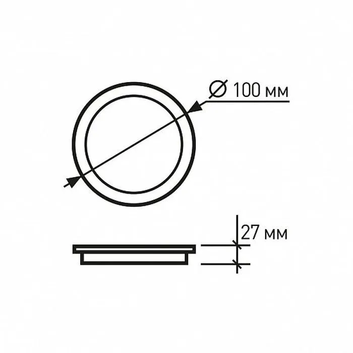 Світильник Eurolamp LED Glass Downlight 6W 500Lm 4000K (LED-DLR-6/4(glass)) зображення 3