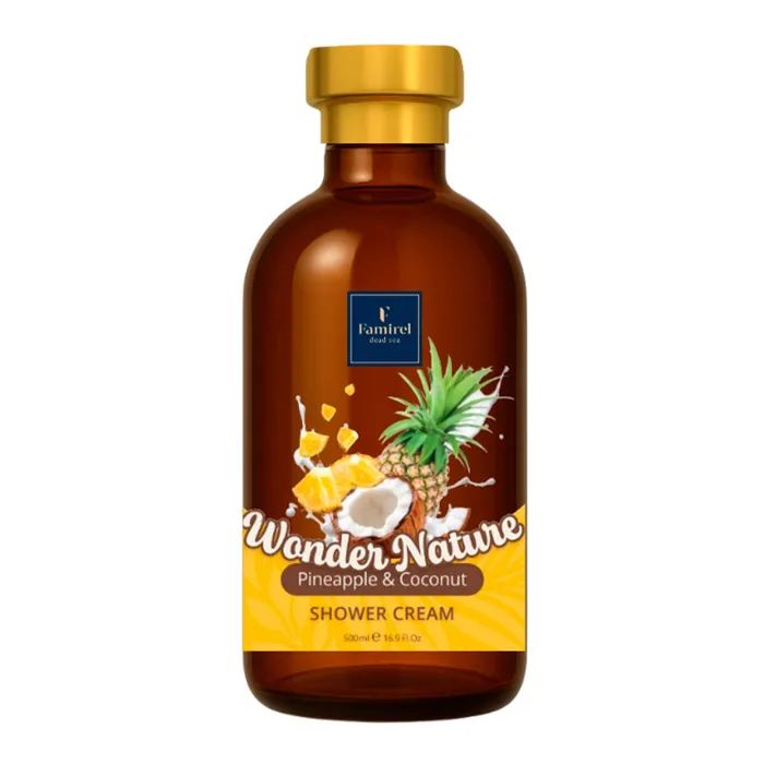 Гель для душу Famirel Wonder Nature Ананас і кокос 500 мл (7290114086813)