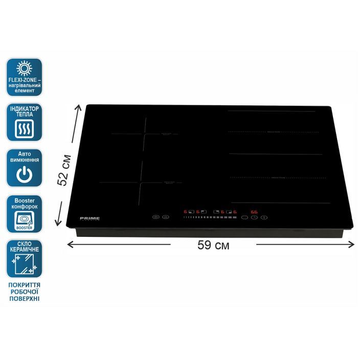 Варочная поверхность PRIME Technics PIH 724 B > цены в Киеве и Украине Варочная поверхность PRIME Technics PIH 724 B