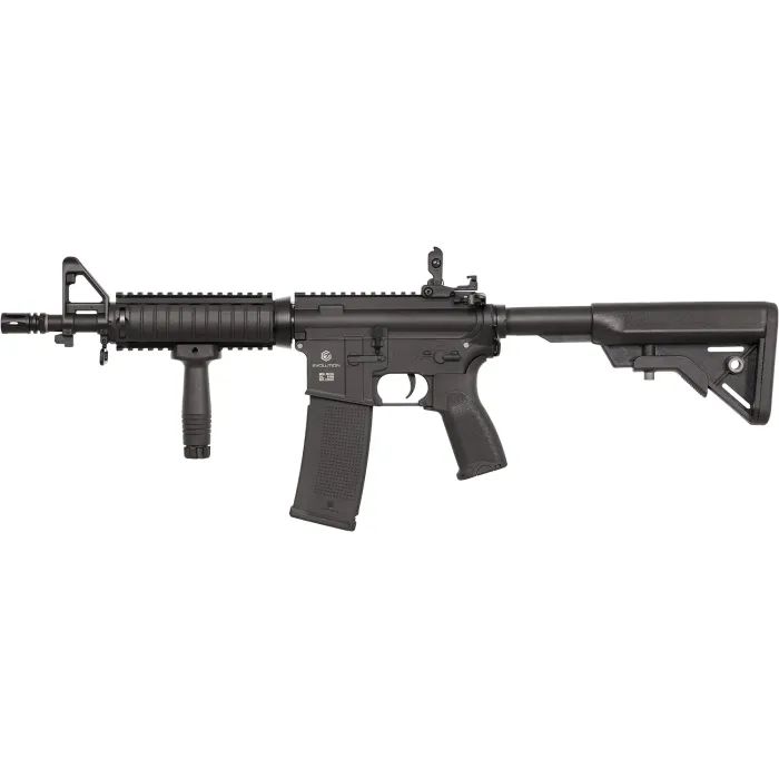 Гвинтівка страйкбольна Evolution Recon MK18 Mod 0 Carbontech AEG Black (SL-1003)