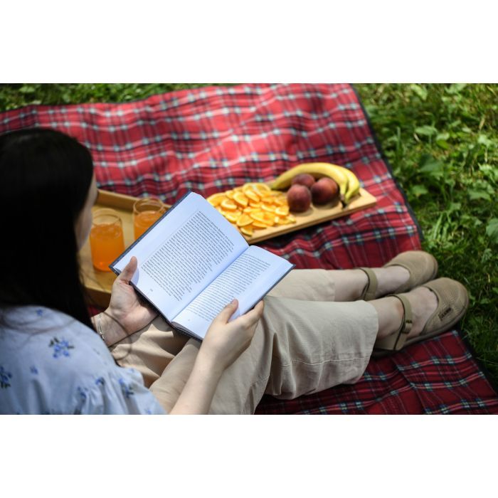 Плед Ardesto Picnic 130х170см, 100% поліестер, клітинка червоний (ART0916RC) зображення 9