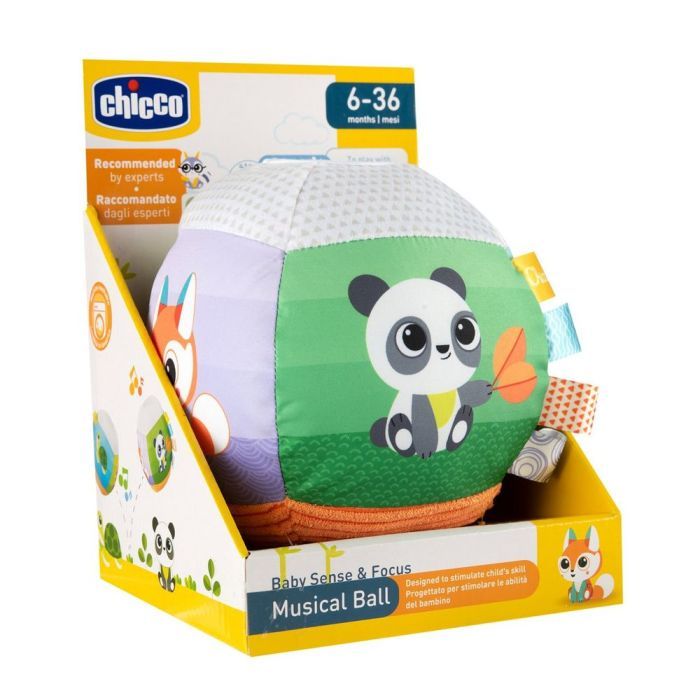 Развивающая игрушка Chicco мягкая музыкальная Мячик (11564.00) изображение 4