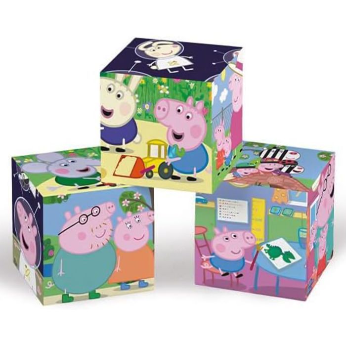 Кубики Clementoni пазл Peppa Pig, 6 элементов (40659) изображение 3