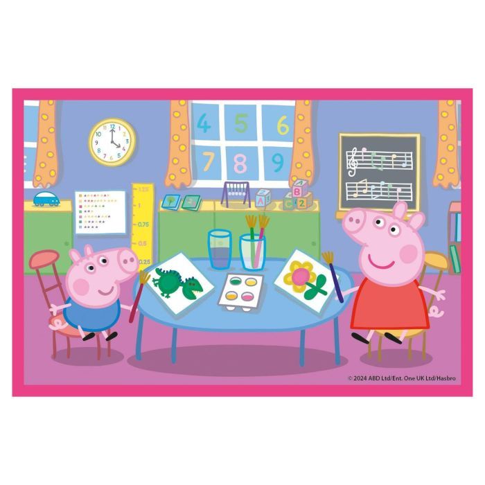 Кубики Clementoni пазл Peppa Pig, 6 элементов (40659) изображение 6