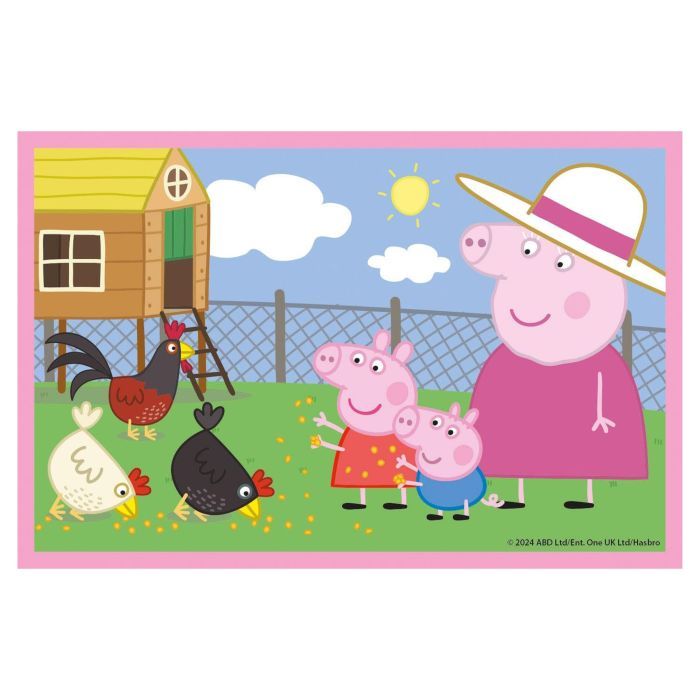 Кубики Clementoni пазл Peppa Pig, 6 элементов (40659) изображение 8