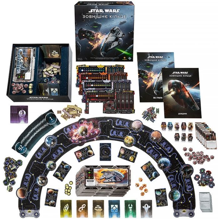 Настільна гра Kilogames Star Wars. Зовнішнє кільце (Звёздные Войны: Внешнее кольцо) (Star Wars Outer Rim) укр. (11974) зображення 2