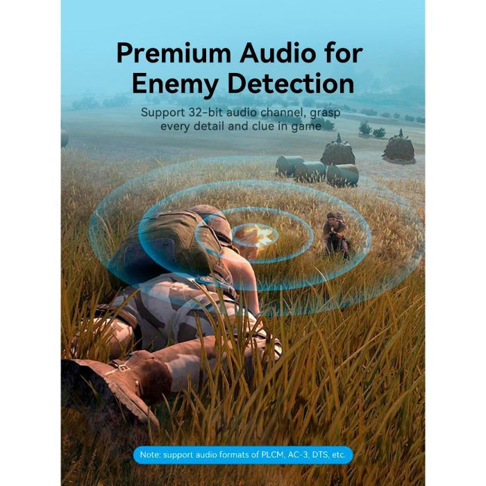 Кабель мультимедийный DisplayPort M to DisplayPort M 1.5m V1.4 8K black Vention (HCDBG) изображение 7