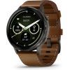 Смарт-годинник Garmin Venu 4 (45mm), Black w/ Slate + Leather, GPS смарт-годинник (010-03014-03) зображення 2