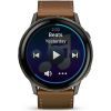 Смарт-годинник Garmin Venu 4 (45mm), Black w/ Slate + Leather, GPS смарт-годинник (010-03014-03) зображення 8
