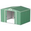 Садовий будиночок Duramax металевий Eco 320х241х196 см зелений-білий (5186) зображення 12