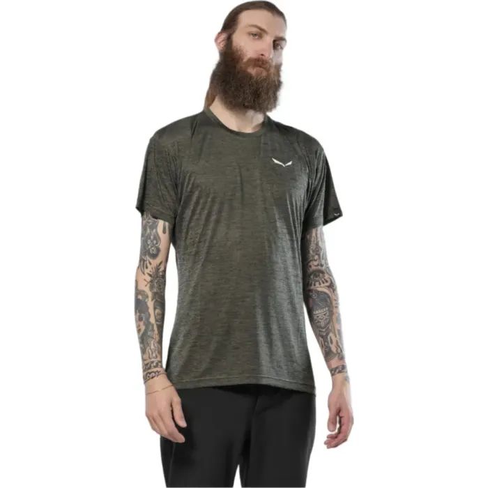 Футболка Salewa Puez Melange Dry 26537 5286 - 52/XL - темно-оливковий (013.012.1666)
