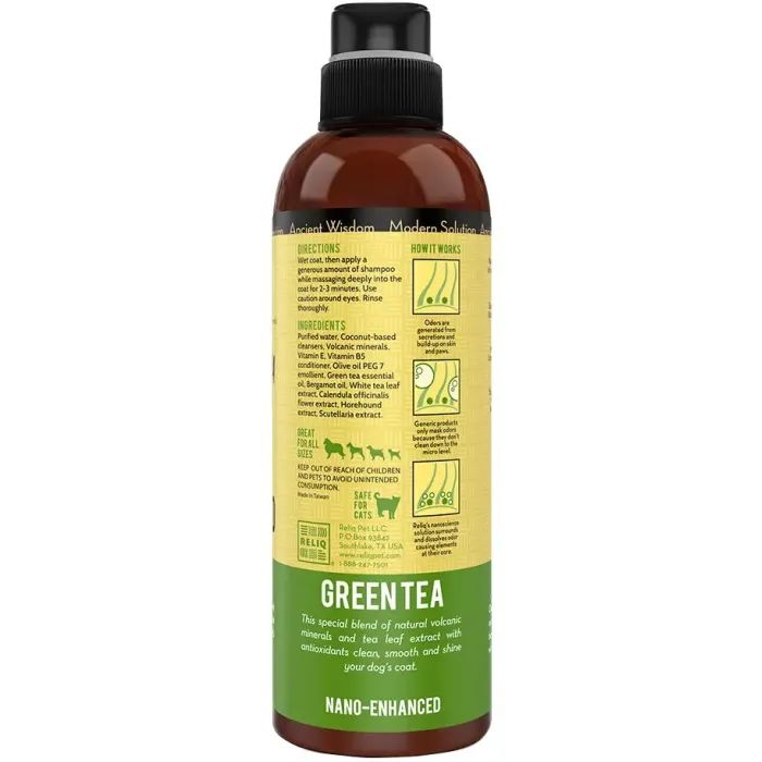 Шампунь для животных RELIQ с экстрактом зеленого чая 500 мл (0095014120394) изображение 3