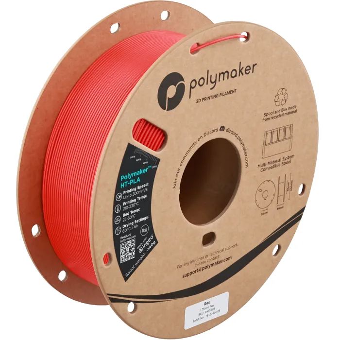 Пластик для 3D-принтера Polymaker HT-PLA 1,75mm 1kg GREY (PA17003)