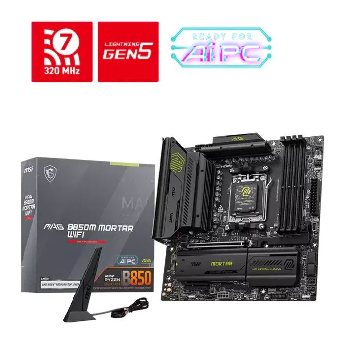 Материнская плата MSI MAG B850M MORTAR WIFI изображение 5