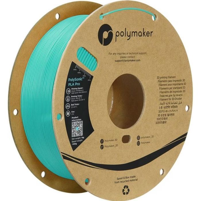 Пластик для 3D-принтера Polymaker PLA PRO HIGH SPEED TOUGH 1,75mm TEAL 1kg (PA13009)