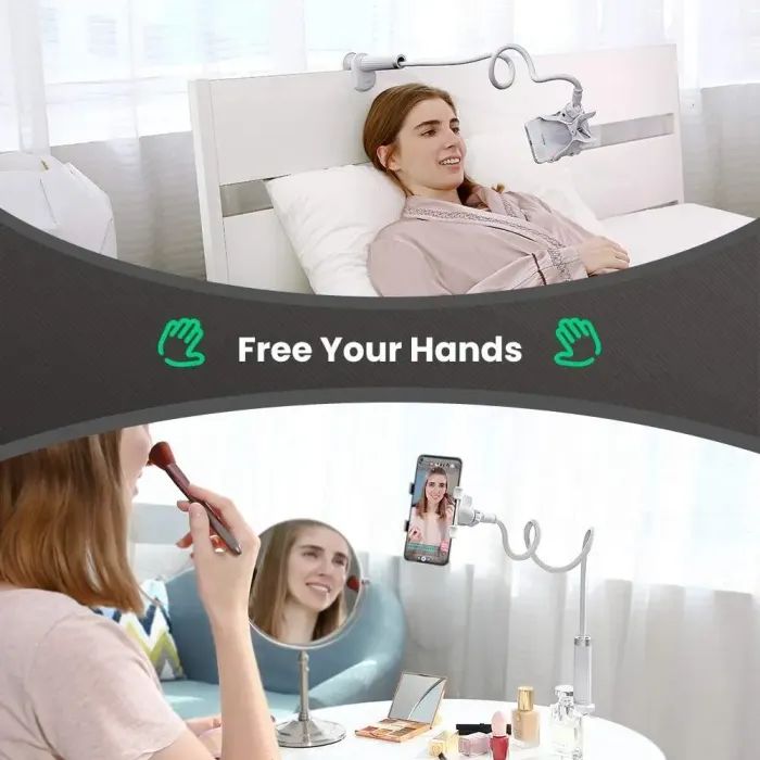 Тримач для смартфонів Ugreen LP113 Multifunction Phone Clip Stand White (30488) зображення 7