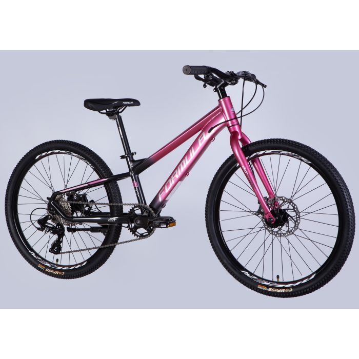 Велосипед Formula 24" F-1 DD CS рама-11" AL 2025 рожево-чорний (OPS-FR-24-432) зображення 2