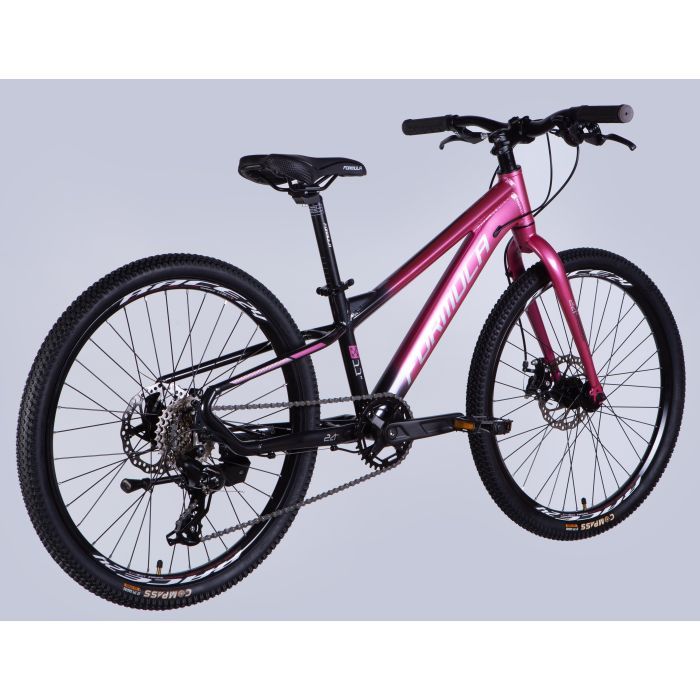 Велосипед Formula 24" F-1 DD CS рама-11" AL 2025 рожево-чорний (OPS-FR-24-432) зображення 3