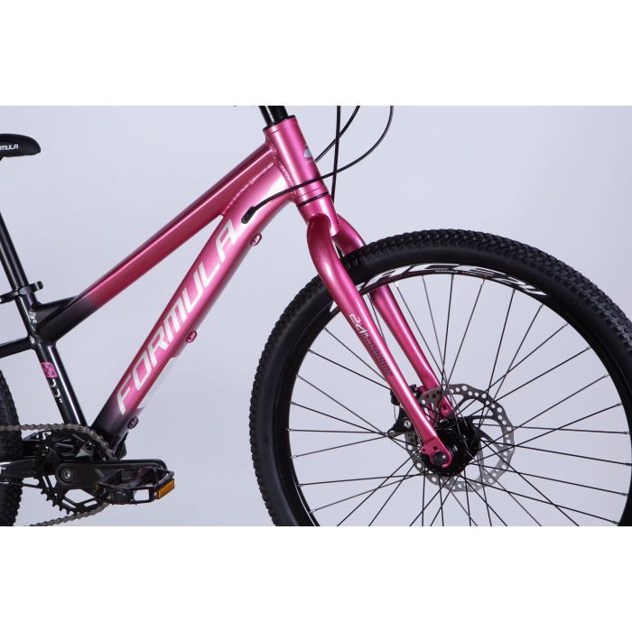 Велосипед Formula 24" F-1 DD CS рама-11" AL 2025 рожево-чорний (OPS-FR-24-432) зображення 4
