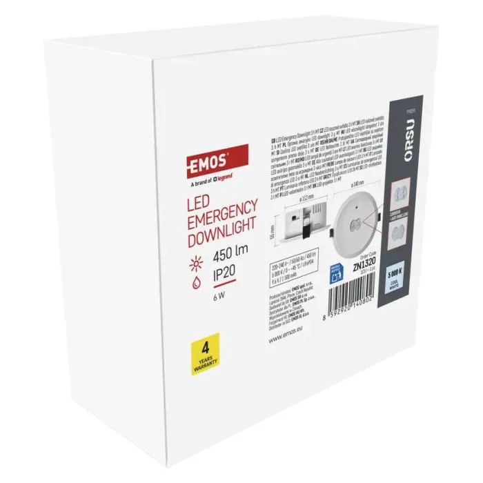 Світильник EMOS 6Вт 450лм (ZN1320) зображення 7